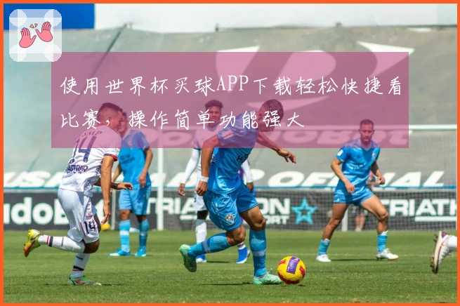 使用世界杯买球APP下载轻松快捷看比赛,操作简单功能强大