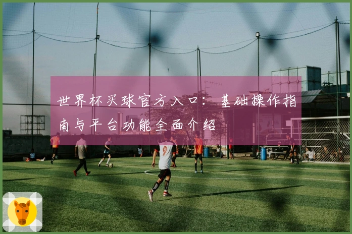 世界杯买球官方入口：基础操作指南与平台功能全面介绍